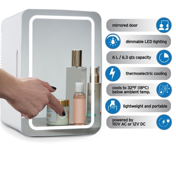 LAST ONE! LED LIGHTED MINI FRIDGE 6L - Picture 10 of 10